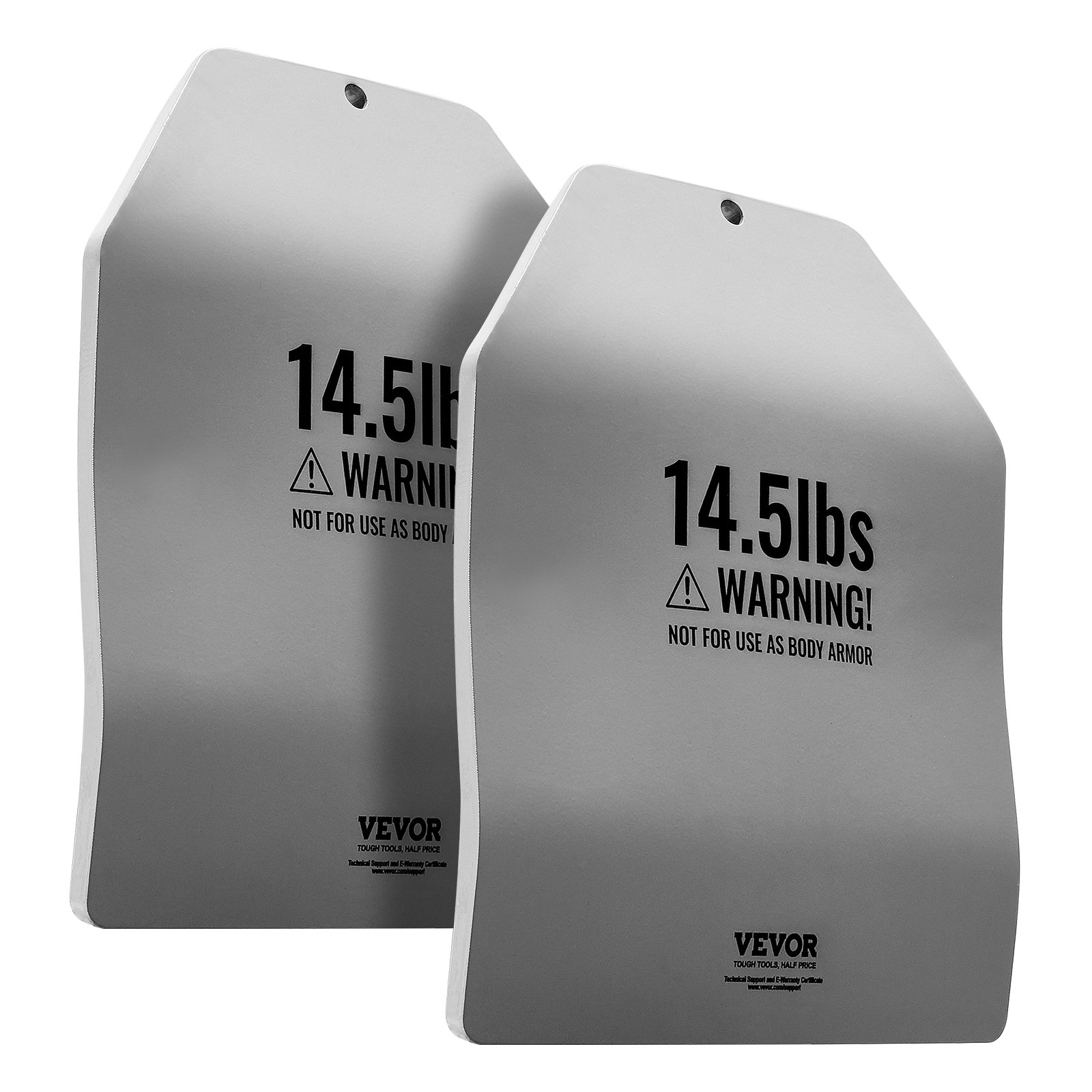 VEVOR Curved Weight Vest Plates for Strength Training Workout 2x14.5 LB Plates