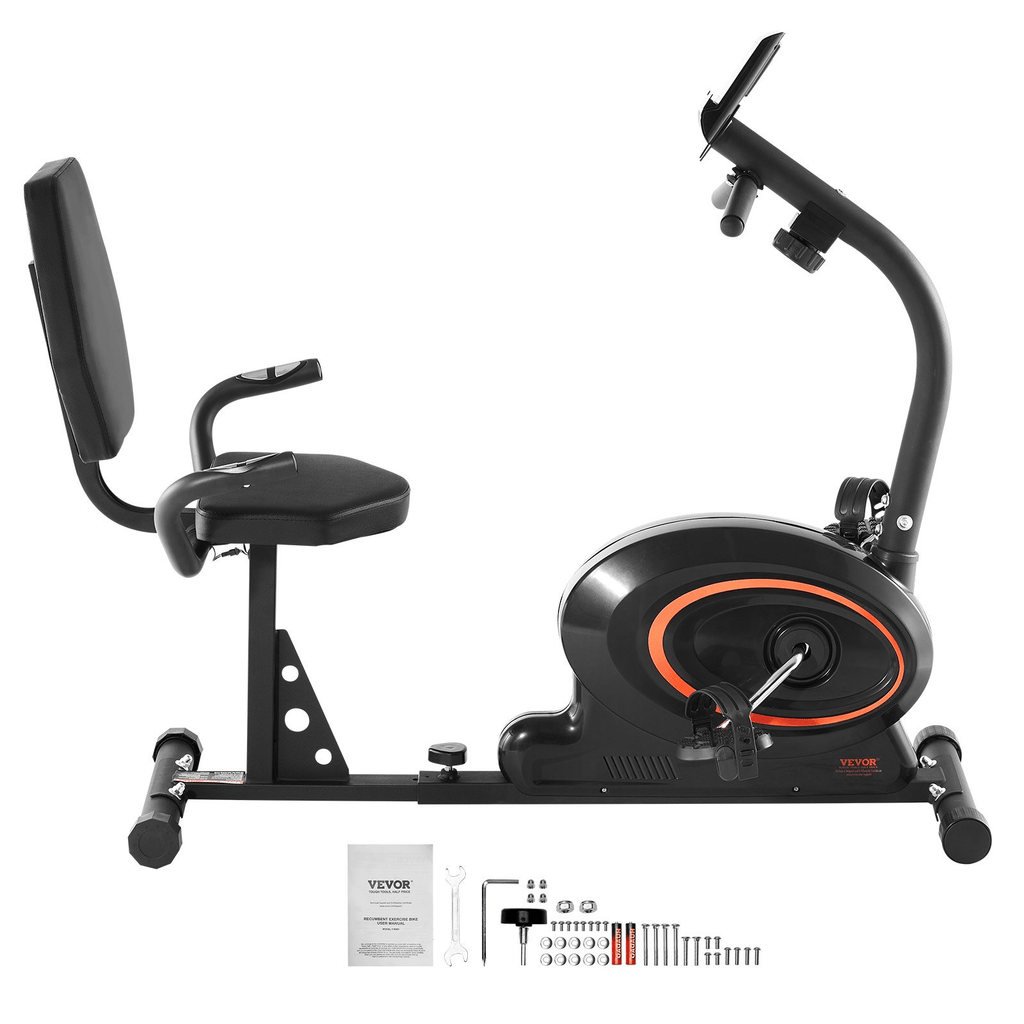 VEVOR Recumbent Exercise Bike – Magnetic Resistance & Comfortable Design