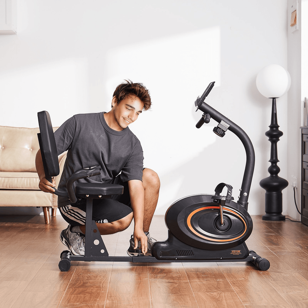 VEVOR Recumbent Exercise Bike – Magnetic Resistance & Comfortable Design