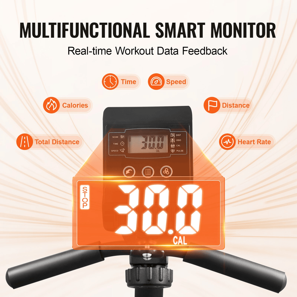 VEVOR Recumbent Exercise Bike – Magnetic Resistance & Comfortable Design