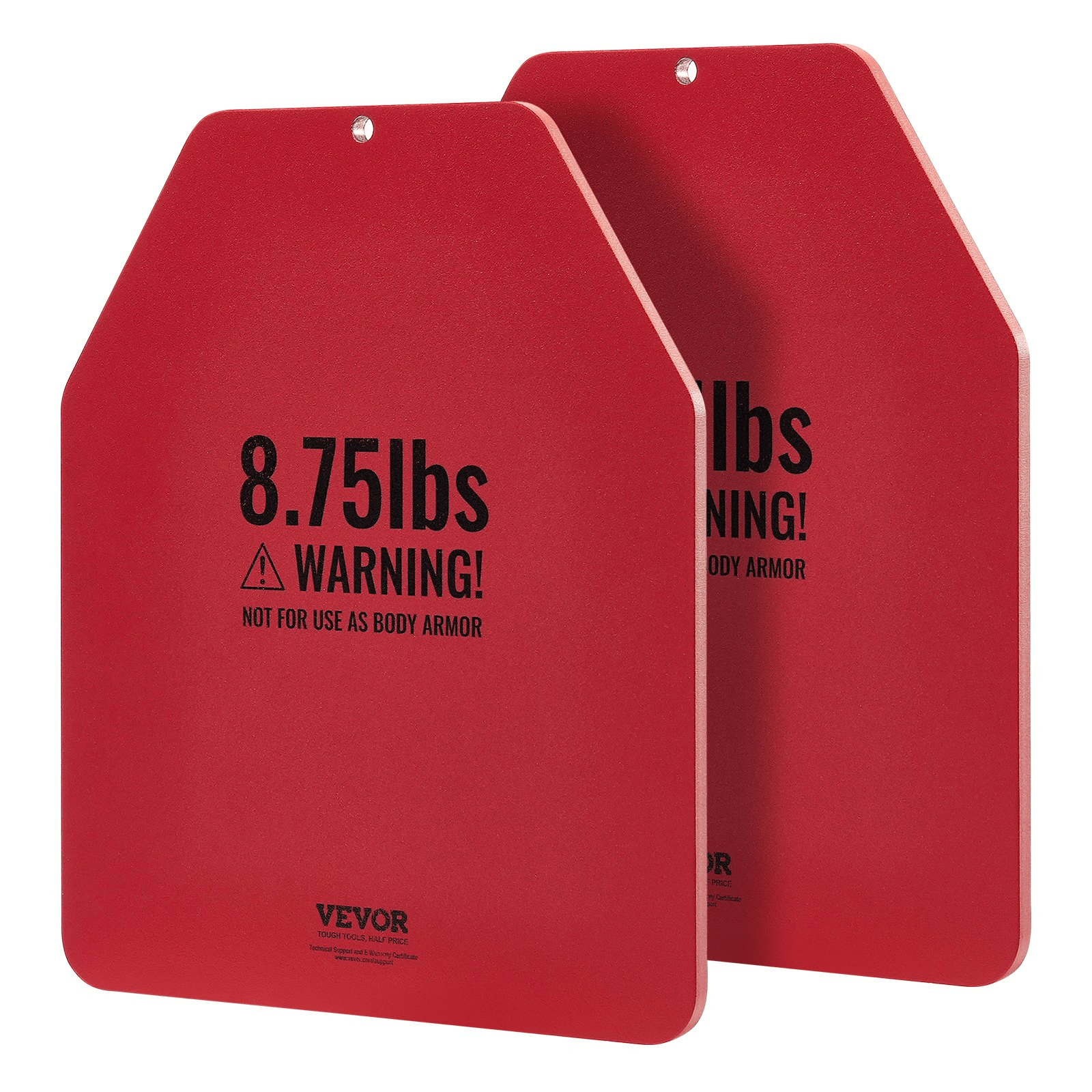 VEVOR Weight Vest Plates for Strength Training Running Workout 2x8.75 LB Plates
